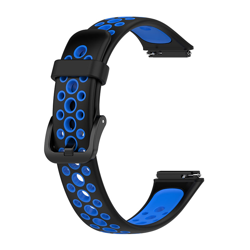 Dual Color Watch Band for Huawei Band 7 Pin Buckle Soft TPU Wrist Strap Replacement Dual Color Watch Band for Huawei Band 7 Pin Buckle Soft TPU Wrist Strap Replacement